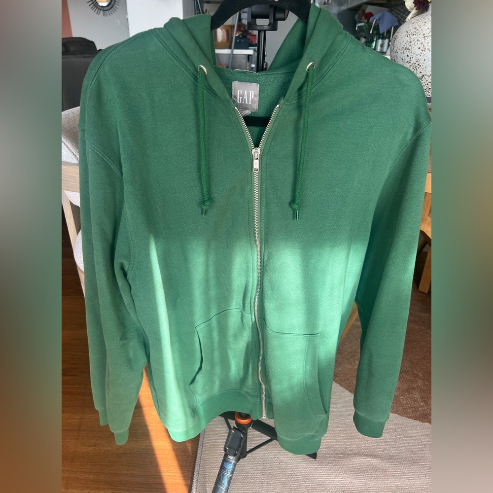 GAP Forest Green Zip-Up hoodie